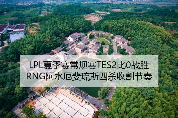 LPL夏季赛常规赛TES2比0战胜RNG阿水厄斐琉斯四杀收割节奏